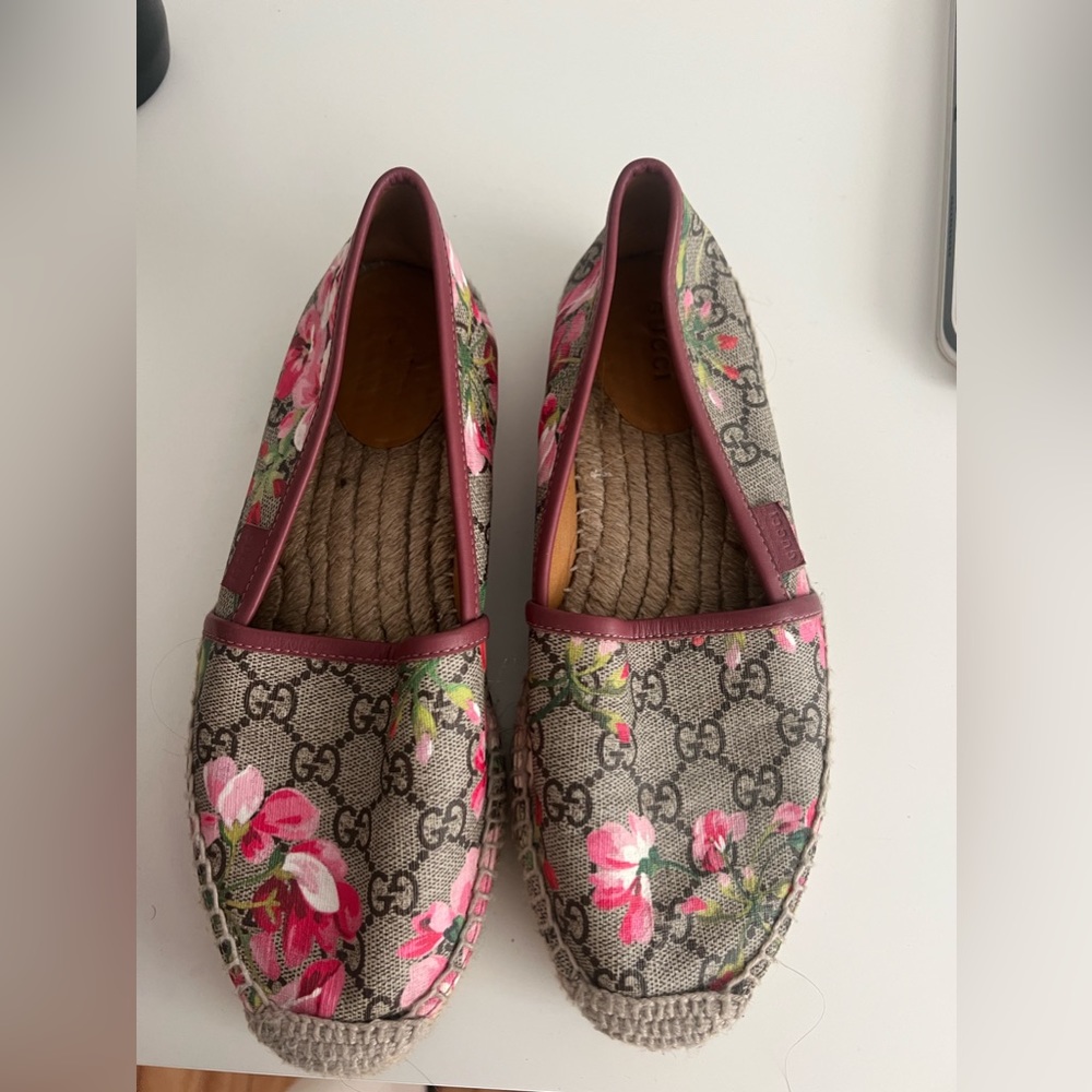 Gucci authentic floral espadrille